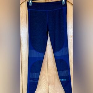Lilybod Blue Leggings with Color-Block Design
